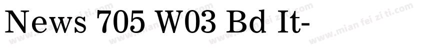 News 705 W03 Bd It字体转换